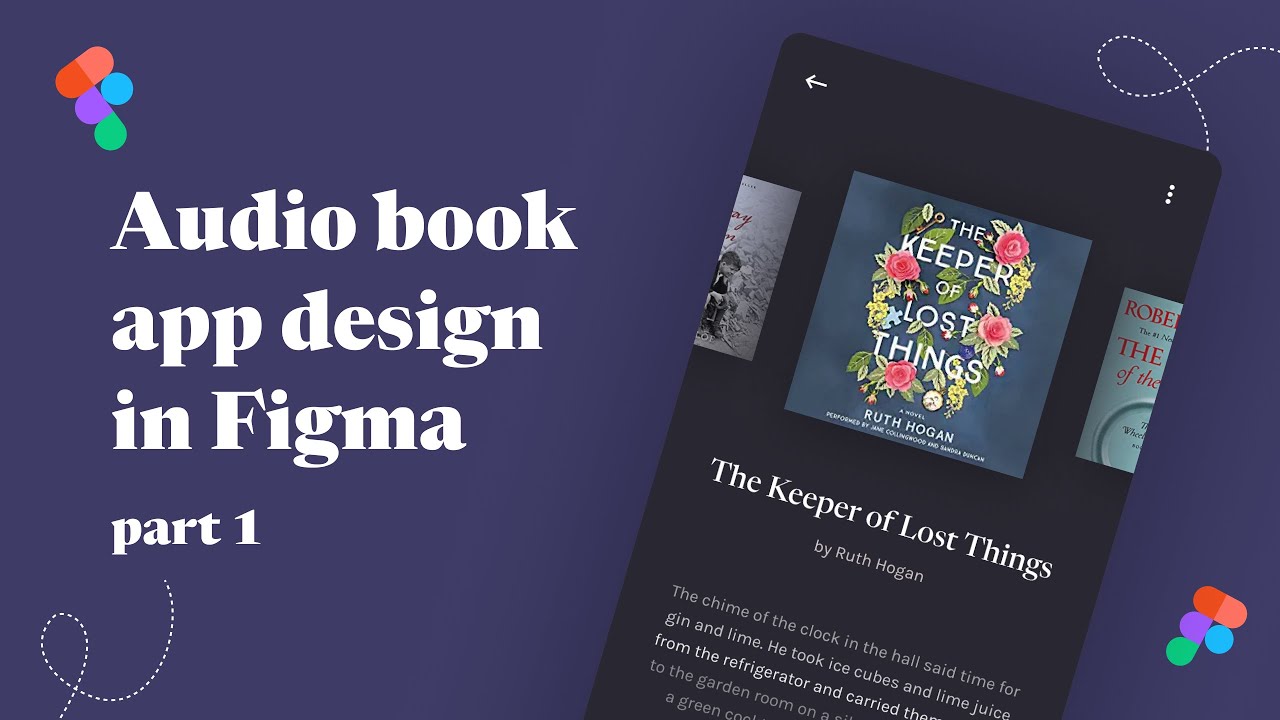 Figma tutorial: Designing a mobile audio book application [part 1]