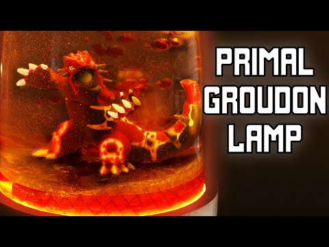 I built a Primal Groudon ERUPTION Lamp