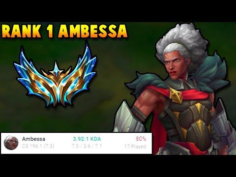 How the Rank 1 Ambessa got a 80% Winrate to Challenger   How this guy got to Challenger with an 80%