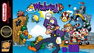 Waluigi in Super Mario Bros. Rebirth - Hack [NES]