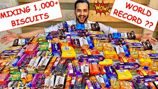 Mixing 1,000+ Biscuits to create a GIANT one !! *World Record??*