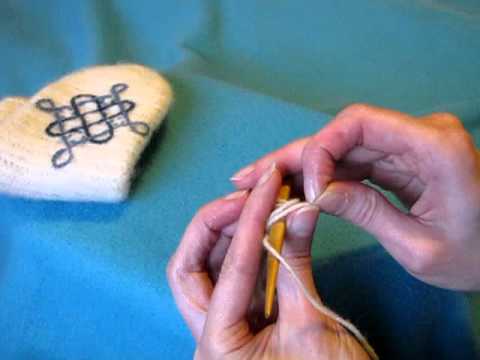 Nalbinding 10, Thumb loops - Neulakinnas, peukalosilmukat