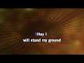 Johnny Cash I Won t Back DownVideo Karaoke with a colored background 10189518