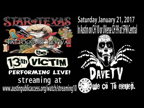 THE 13th VICTIM on DaveTV #92 January 21, 2017