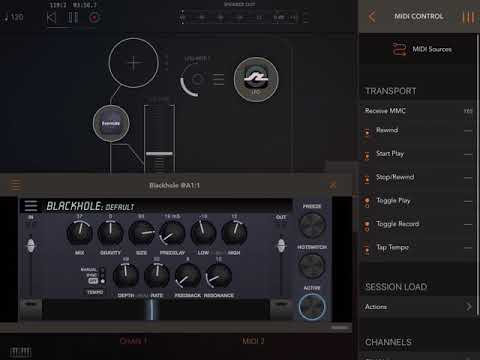 Setting midi automation in AUM