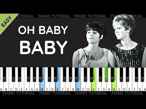 Oh, Baby, Baby - Marta Kubišová & Helena Vondráčková (piano tutorial | klavír | akordy | noty)
