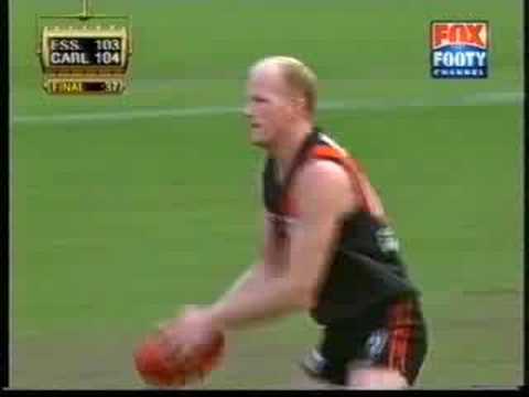 Essendon choke to Carlton in 1999 Prelim Final