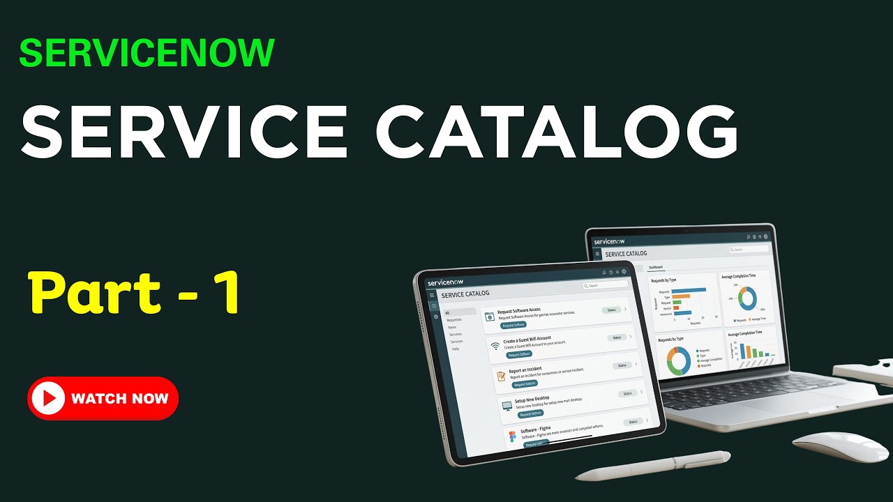 ServiceNow Service Catalog Tutorial | Create Catalog Item & Variables Step by Step  | Part - 1