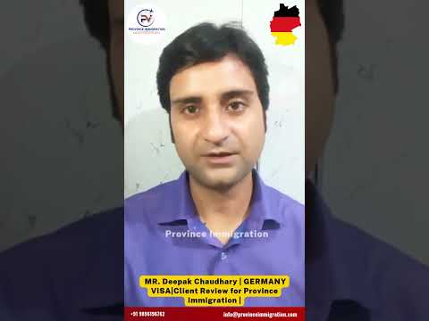Mr. Deepak Chaudhary shares his own experience getting his Germany Visa