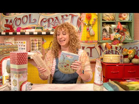 How to Make My Spring Themed Wet Felted Bag  Mini Miss Millicent