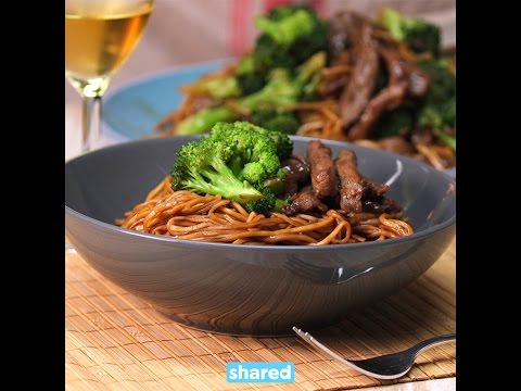 Beef and Broccoli Noodle Stir Fry | Dinner