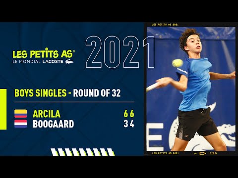 Les Petits As 2021 | Boys Round of 32 | Thijs Boogaard vs. Alejandro Arcila