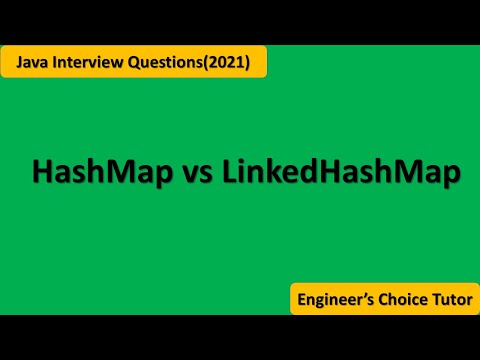 Hashmap Vs Linkedhashmap Java Interview Question 2021