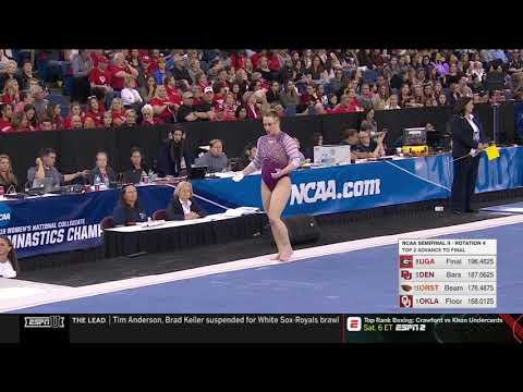 Brenna Dowell Floor Oklahoma National Semifinals 2019