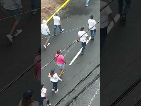 Marcha por el Dia Del Trabajo en Santo Domingo De Los Tsachilas