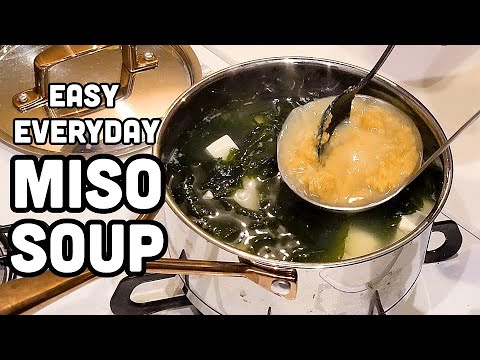 Easy 4 Ingredient Miso Soup | Japanese Home Cooking Newb