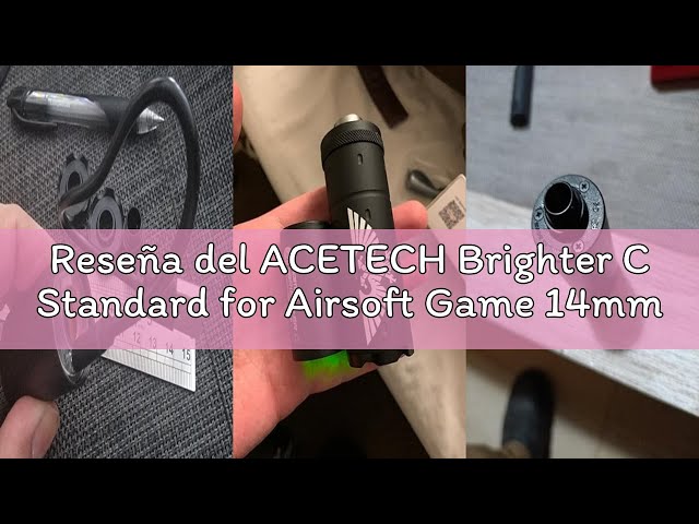Vídeo relacionado con Brighter C Standard for Airsoft Game 14mm Negative or 11mm Positive Threads.