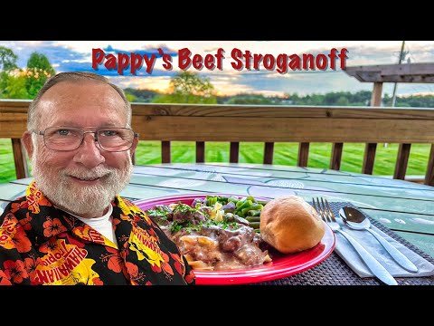 How to cook delicious beef stroganoff with Pappy