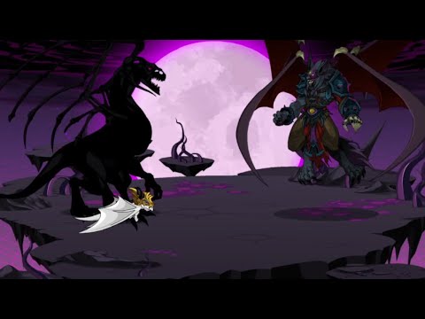 DragonFable - DoomKnight v2 vs Wolfwing, the Outcast