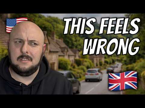 American Reacts to Americans Driving in the UK for the First Time 🇬🇧