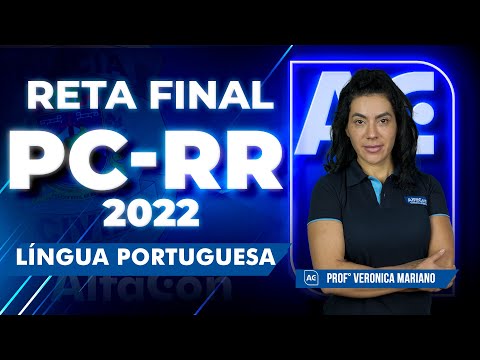 Concurso PC RR 2022 - Reta Final - Língua Portuguesa - Black Friday AlfaCon