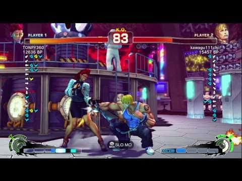 Tonpy [Viper] vs kawagu111chi [Cody] 2/3 SSF4 Japanese Online Ranked Matches - TRUE-HD