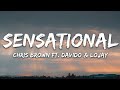 Chris Brown Sensational Lyrics Ft Davido Lojay