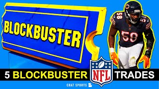 5 BLOCKBUSTER NFL Trades Featuring Roquan Smith & Kareem Hunt | Latest NFL Trade Rumors