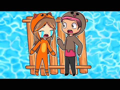 ATRAPADOS en el MAR con Mandarina en Roblox