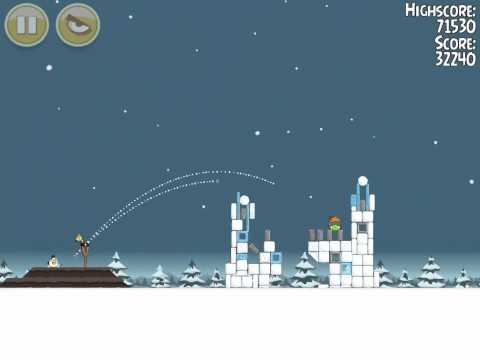 Seasons Greedings 1-6 | Score 68260 | Angry Birds Seasons