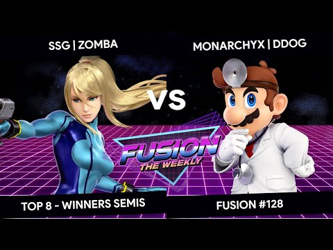 Fusion #128 - Zomba (Zero Suit Samus, R.O.B.) vs Ddog (Dr. Mario, Steve) - Top 8 - Winners Semis