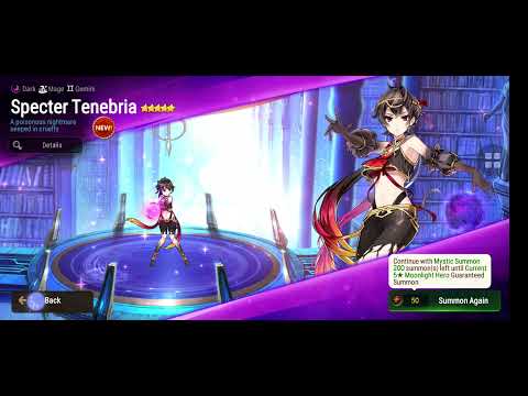 Trick to one tap summon Specter Tenebria - Epic7
