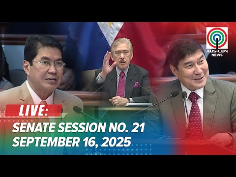 LIVE: Senate Session No. 21 | September 16, 2025