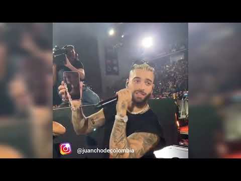 Maluma, momento más divertido          _ concierto en Portugal _ #malumaworldtour