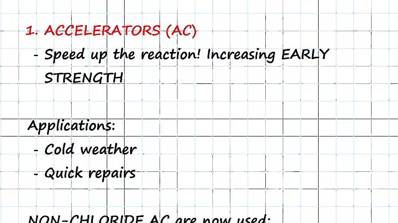 Admixtures | Engineering Materials