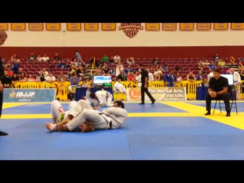 Judo throw to beautiful armbar   AJ Agazarm vs Vitor Oliveira   Black Belt Adult Final   American Na