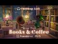 ️Pomodoro 25 5 Lofi Beats Chillhop Rain Fire Crackle ️Books Coffee Spring Theme ️