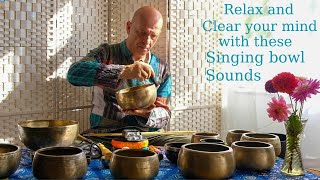Relax and Clear your mind with these singing bowl sounds