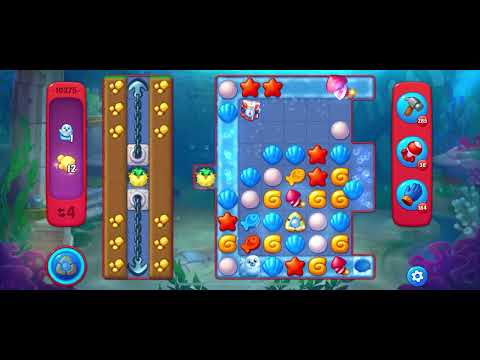 Fishdom Hard level 10375 no boosters フィッシュダム ハード