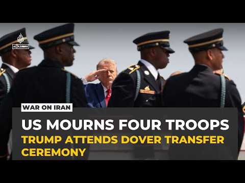 Trump attends transfer of four US troops killed in Iranian attacks
