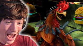 I BEAT UP A CHICKEN!!! | Happy's Humble Burger Farm Ep. 4