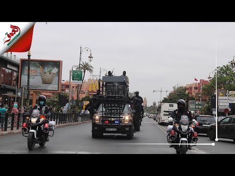 شاهد لحظة اعتقال أعضاء خلية سيد الزوين الإر.هابية واقتيادهم من مراكش إلى مقر البسيج