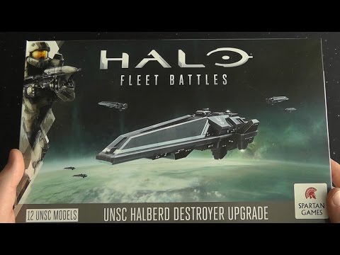 UNSC Halberd Destroyer Upgrade Unboxing