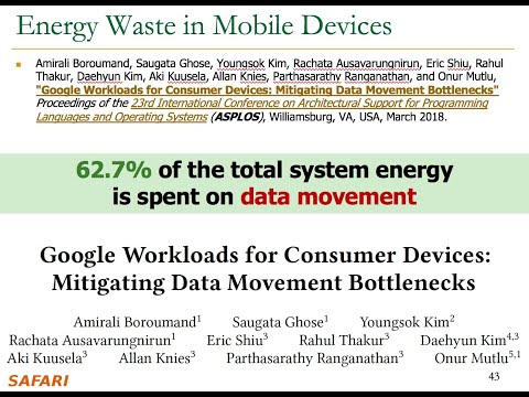 Onur Mutlu - USC Seminar -- Enabling In-Memory Computation (January 10, 2019)