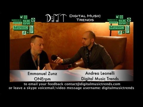 Emmanuel Zunz, CEO at ONErpm - DMT @ SXSW 2013