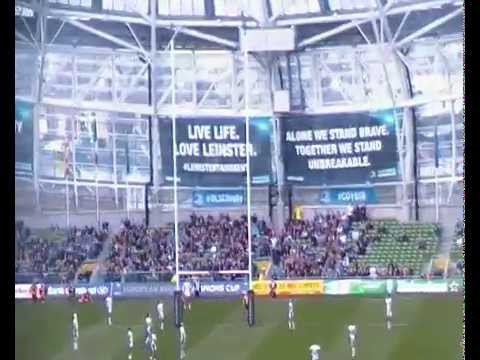Ian Madigan of Leinster scores his 5th penalty v Bath