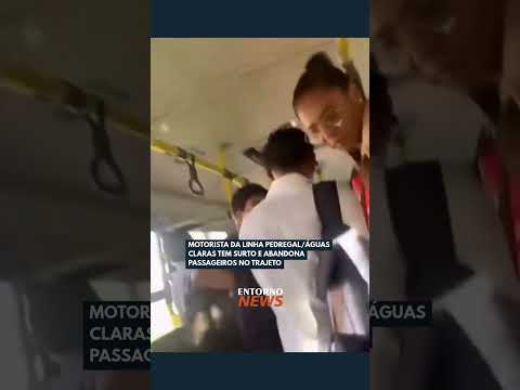 Motorista em surto abandona passageiros durante trajeto entre Goiás e Distrito Federal