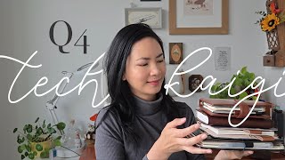 Q4 Techo Kaigi (Traveler’s Company, Pocket Rings, Hobonichi, Muji)