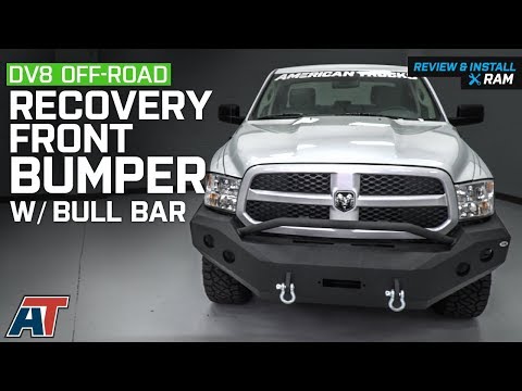 2013-2015 RAM 1500 DV8 Off-Road Recovery Front Bumper w/ Bull Bar Review & Install