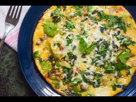 Veggie Loaded Frittata | Breakfast Recipes | Egg recipes